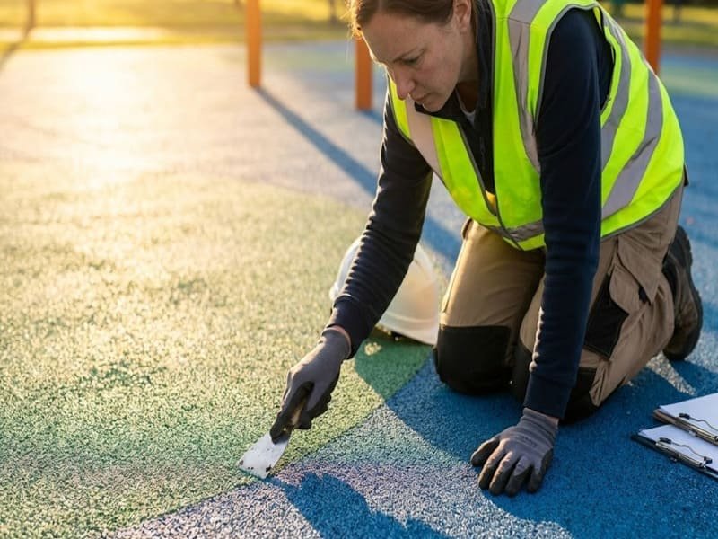 Vergleich EPDM-Spielplatz vs. Sandkasten